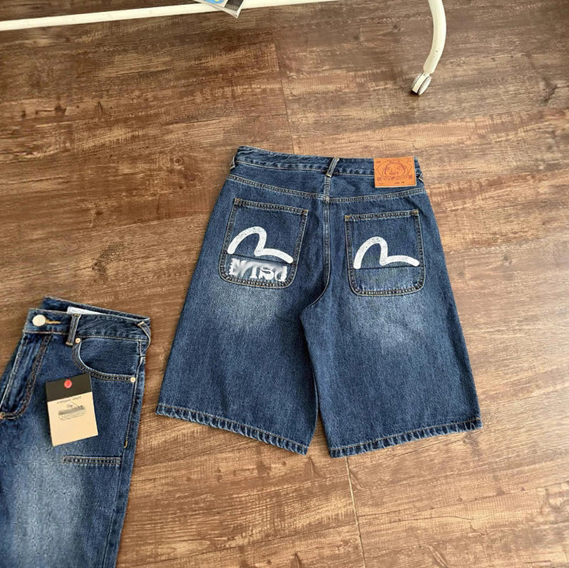 EV New Men's and Women's Denim Shorts
