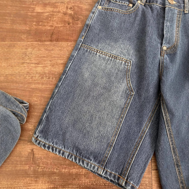 EV New Men's and Women's Denim Shorts