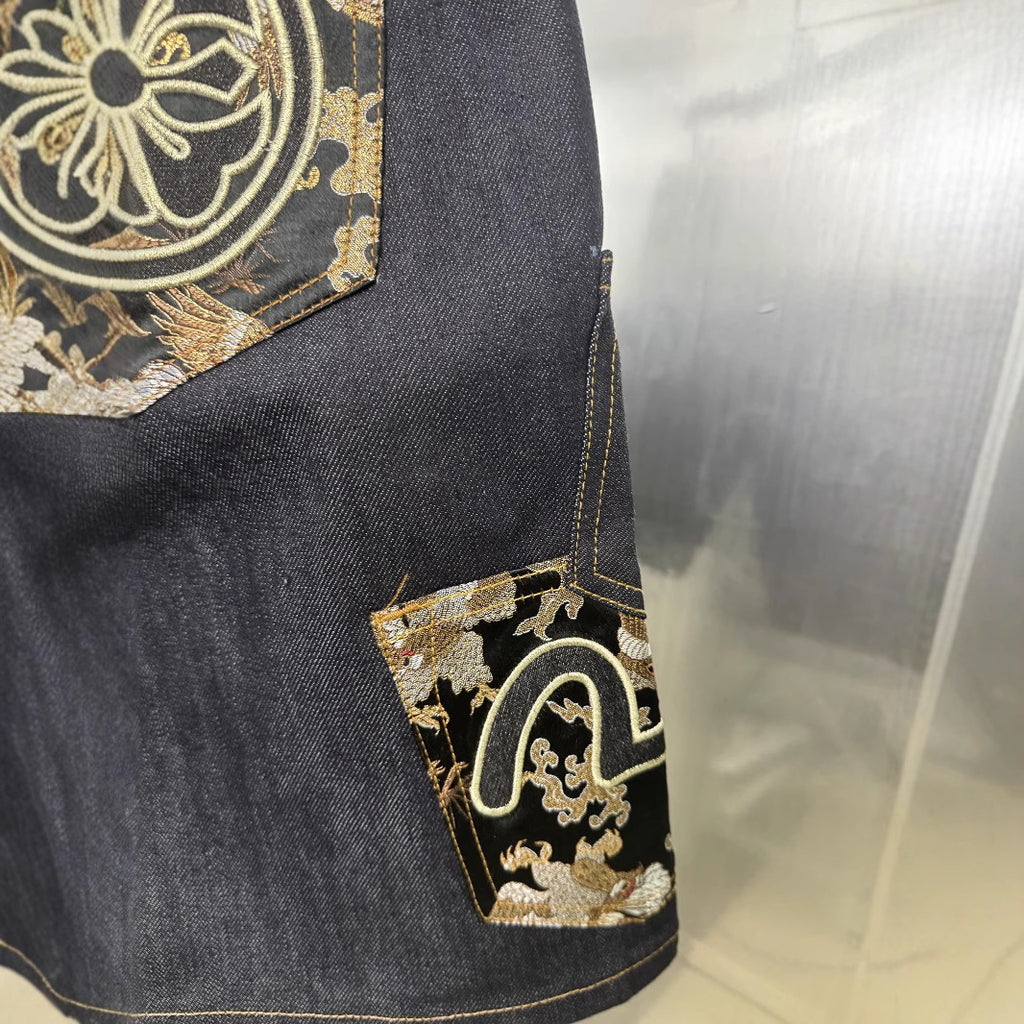EV New Men's and Women's Denim Shorts