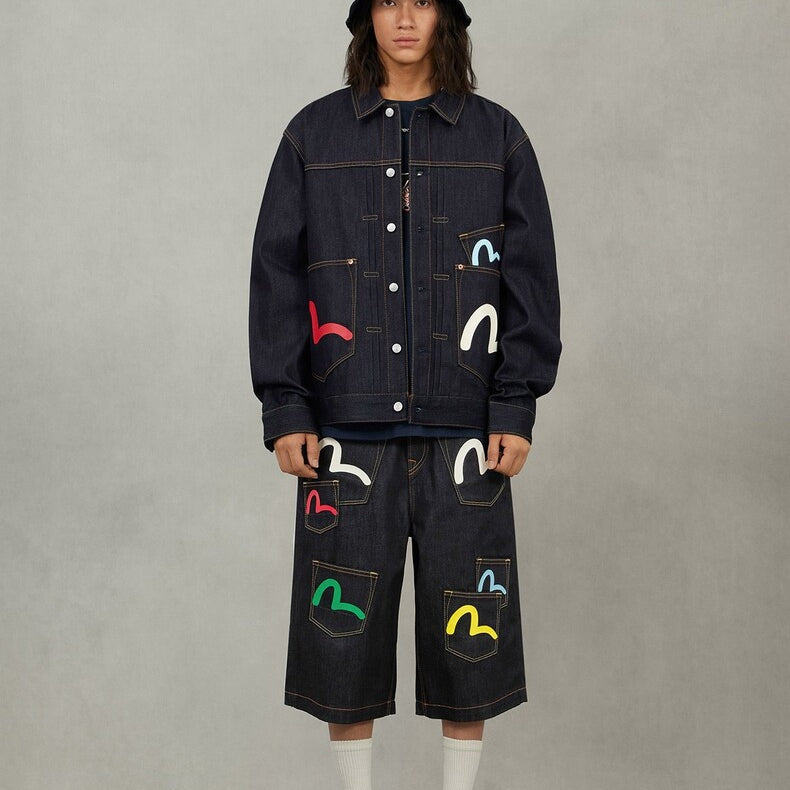 EV New Men's and Women's Denim Shorts