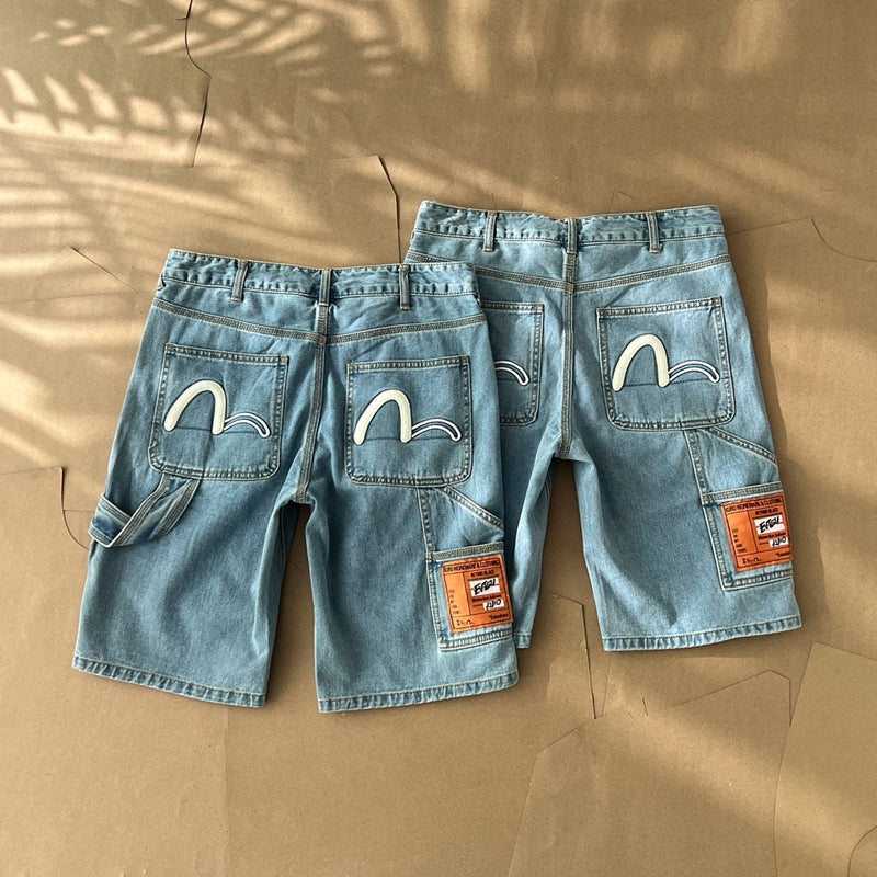 EV New Men's and Women's Denim Shorts