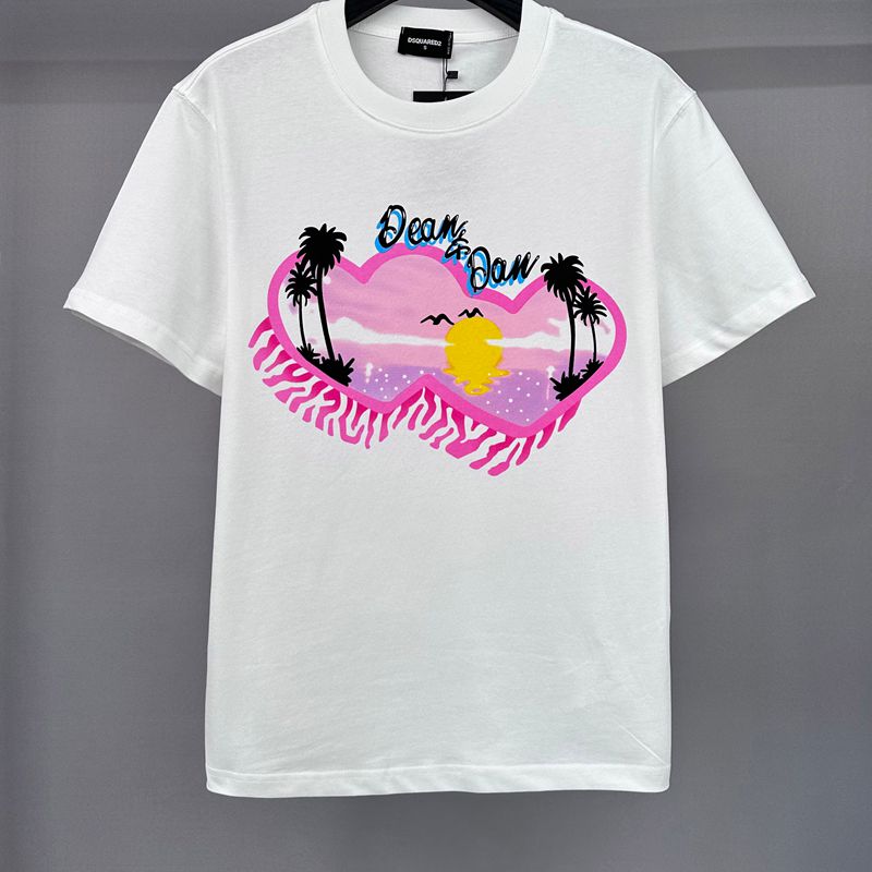 DSQ2 New Men's Short Sleeve T-Shirt