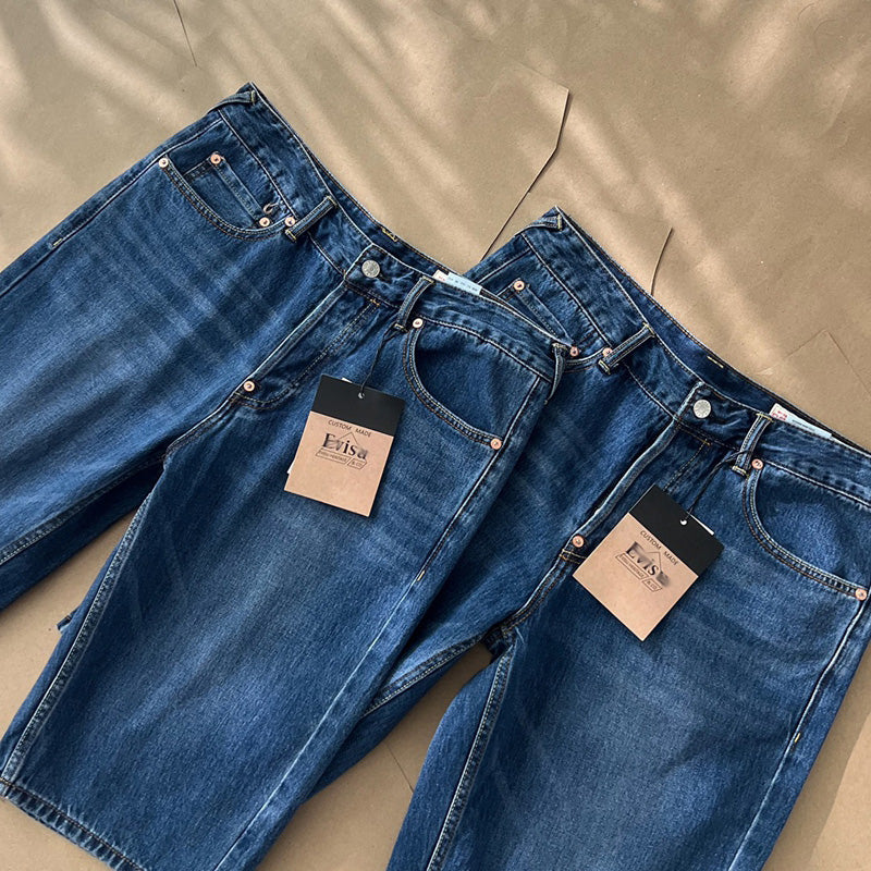 EV New Men's and Women's Denim Shorts