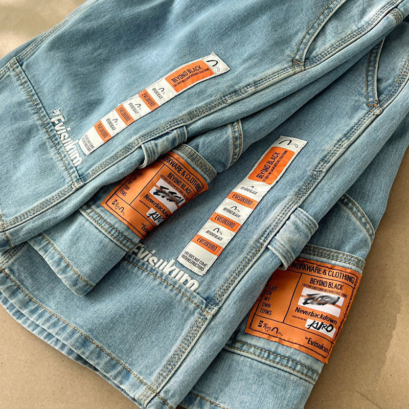 EV New Men's and Women's Denim Shorts